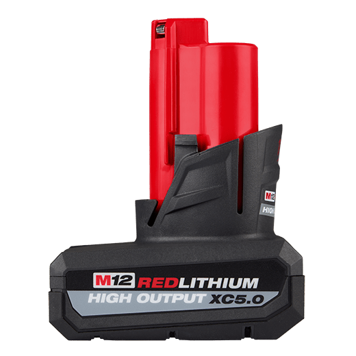 MILWAUKEE M12 REDLITHIUM HIGH OUTPUT XC5.0 BATTERY - Kilrich Building Centres