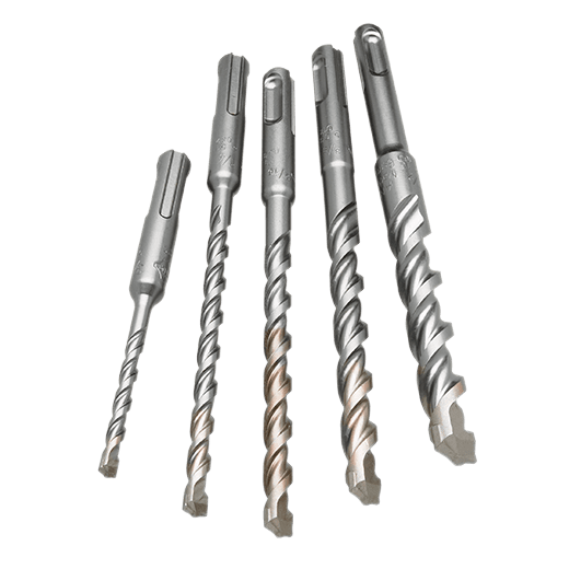 MILWAUKEE SDS-PLUS M/2 ROTARY HAMMER DRILL BIT KIT (5 PACK) - Kilrich Building Centres