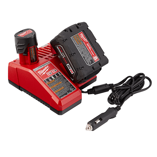 MILWAUKEE M18 & M12 VEHICLE CHARGER - Kilrich Building Centres