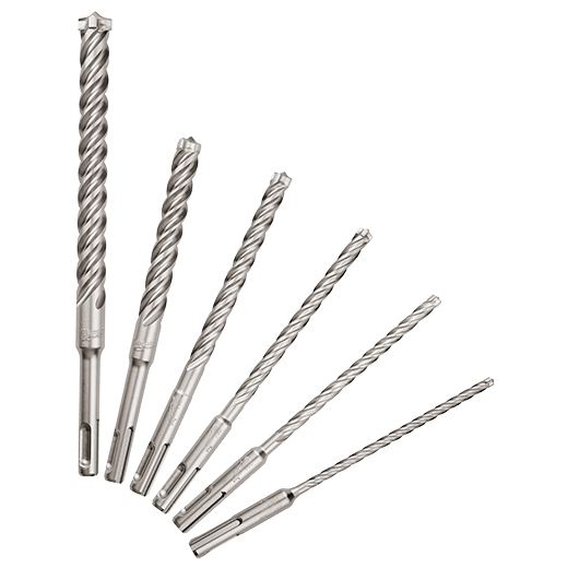 MILWAUKEE SDS-PLUS MX4 ROTARY HAMMER DRILL BIT KIT (6 PACK) - Kilrich Building Centres