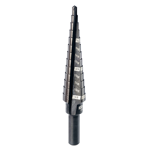 MILWAUKEE #1 STEP DRILL BIT (1/8" - 1/2") - Kilrich Building Centres