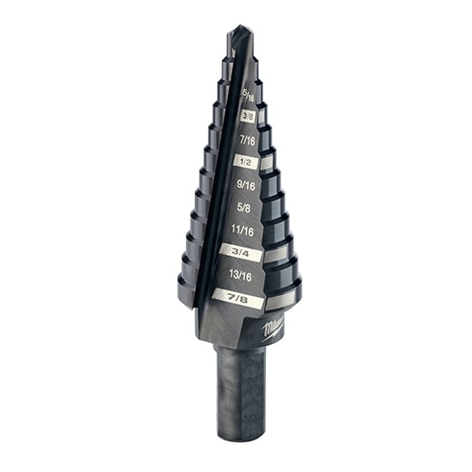 MILWAUKEE #6 STEP DRILL BIT (3/8" - 1/2") - Kilrich Building Centres