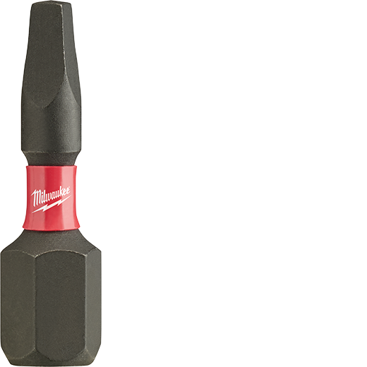 MILWAUKEE SHOCKWAVE #1 SQUARE RECESS INSERT BIT (1") - Kilrich Building Centres