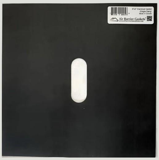 9" x 9" ELECTRICAL GASKET (SINGLE GANGE OUTLET) - Kilrich Building Centres