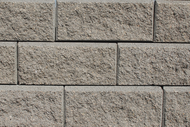 Main 2 - EXPOCRETE AB CLASSIC 6° RETAINING WALL STONE - GREY (18" x 12" x 8") -