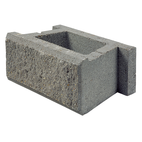 EXPOCRETE AB CLASSIC 6° RETAINING WALL STONE - GREY (18" x 12" x 8") - Kilrich Building Centres
