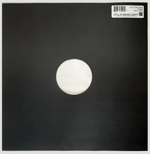 12" x 12" HVAC GASKET (4" DUCT) - Kilrich Building Centres