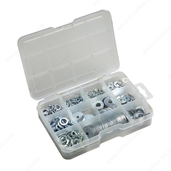 ONWARD ASSORTED WASHER KIT - ZINC PLATED (380 PACK) - Kilrich Building Centres