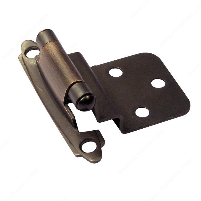 SELF-CLOSING HINGE (3/8" INSET) - OIL-RUBBED BRONZE (2 PACK) - Kilrich Building Centres