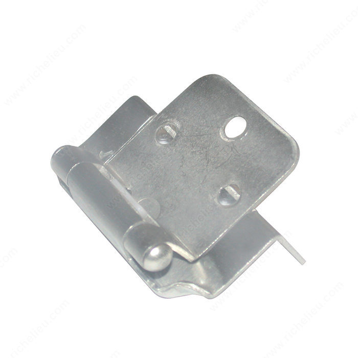 HINGES (1/2" OVERLAY) - BRUSHED NICKEL (2 PACK) - Kilrich Building Centres