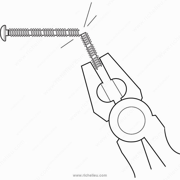 Main 2 - BREAK-A-WAY SCREW M4 #8 X 2"
ZINC
(12) -