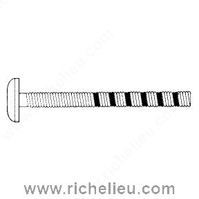 Main 2 - BREAK-A-WAY SCREW 8/32 #8 X 2"
ZINC (12) -