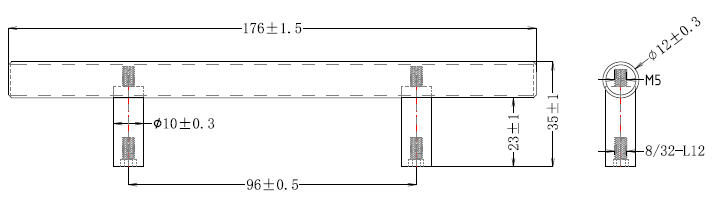 Main 2 - PULL METAL 96MM (8/32) BRUSHED
ORB -