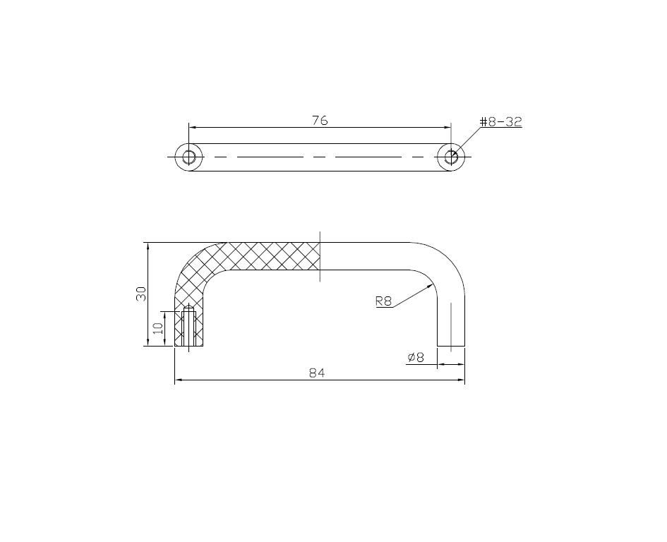 Main 2 - PULL STEEL 3"(8/32)BRUSHED
NICKEL -
