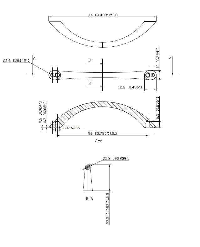 Main 4 - PULL MET.96MM(8/32)BRUSH NICKEL -