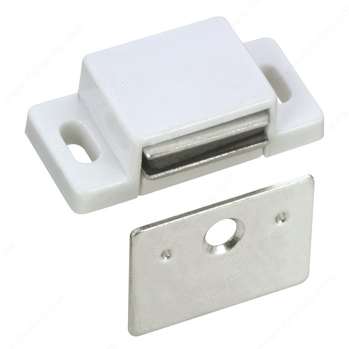 MAGNETIC CATCH 1-1/4" WHITE - Kilrich Building Centres