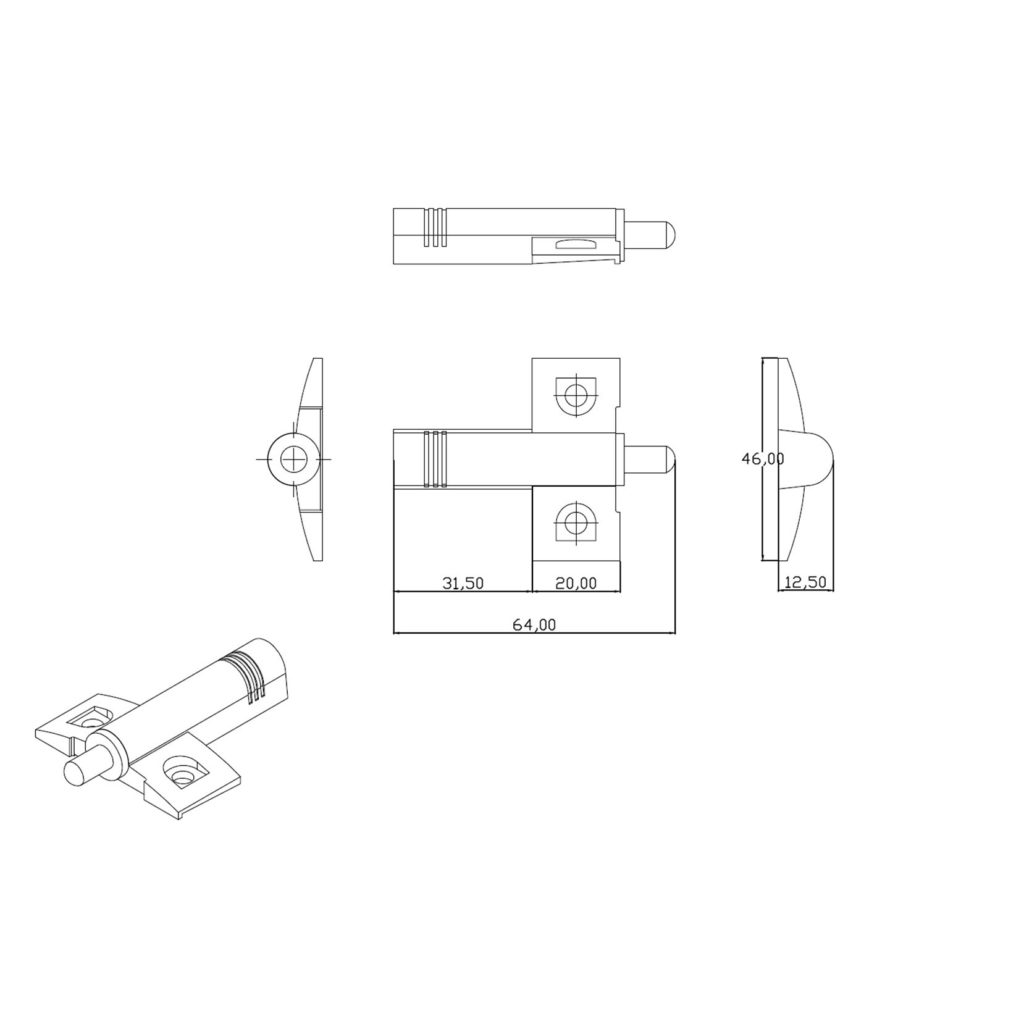 Main 2 - BUMPER WITH SOFT CLOSING GREY
(2) -