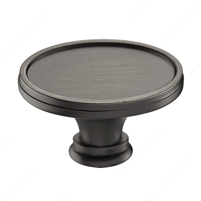 OVAL KNOB 39MM ANTIQUE NICKEL - Kilrich Building Centres