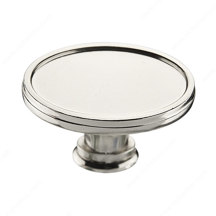 OVAL KNOB 39MM NICKEL - Kilrich Building Centres