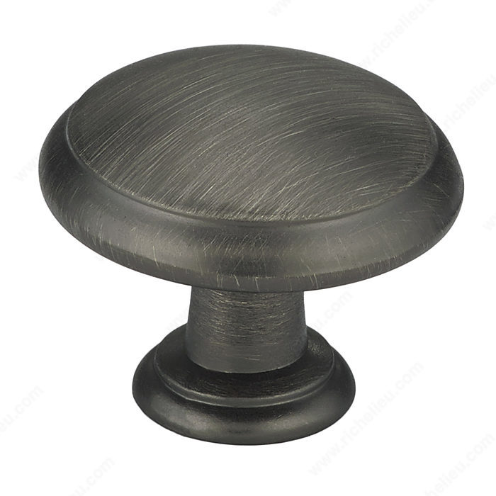 ROUND KNOB 30MM ANTIQUE NICKEL - Kilrich Building Centres