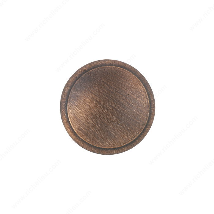Main 3 - ROUND KNOB 30MM BRUSHED OIL
RUBBED BRONZE -