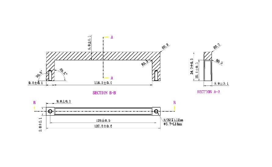 Main 2 - CUBIC PULL 128MM BRUSHED OIL
RUBBED BRONZE -
