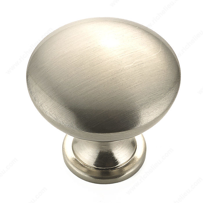 KNOB MET.30MM(8/32)BRUSHED
NICKEL - Kilrich Building Centres