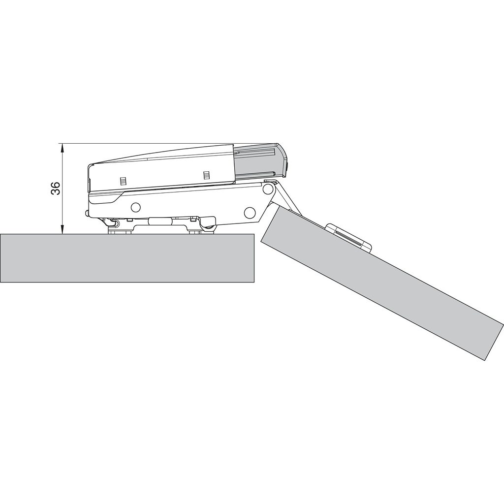 Main 2 - BLUMOTION SOFT-CLOSE CLIP-ON
MECHANISM DOOR BUMPER -