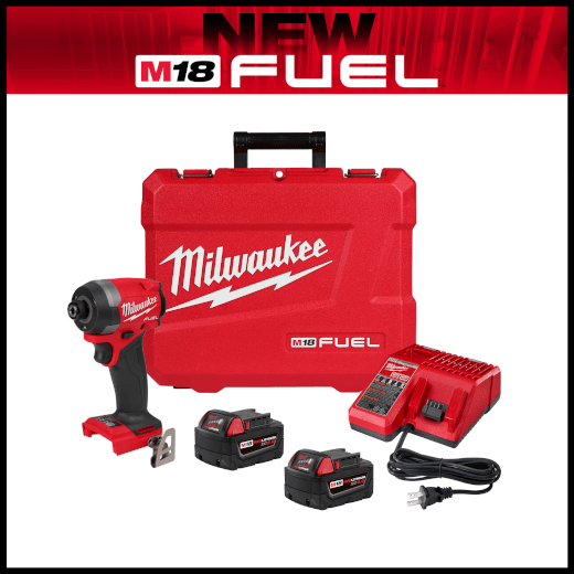 MILWAUKEE M18 GEN IIII 1/4" HEX IMPACT DRIVER KIT - Kilrich Building Centres