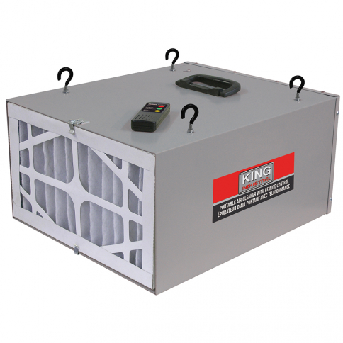 KING - 3 SPEED AIR CLEANER WITHREMOTE CONTROL - Kilrich Building Centres
