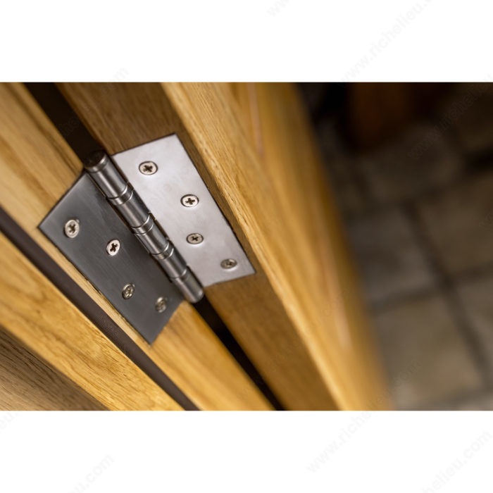 Main 2 - 4" FULL MORTISE NRP BALL-BEARING COMMERCIAL DOOR HINGES (3 PACK) -