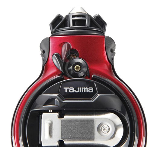 Main 3 - TAJIMA CHALK-RITE STURDY 1mm EXTRA BOLD w/ CLIP-N-HOLD & WEAR RESISTANT TIP - RED -