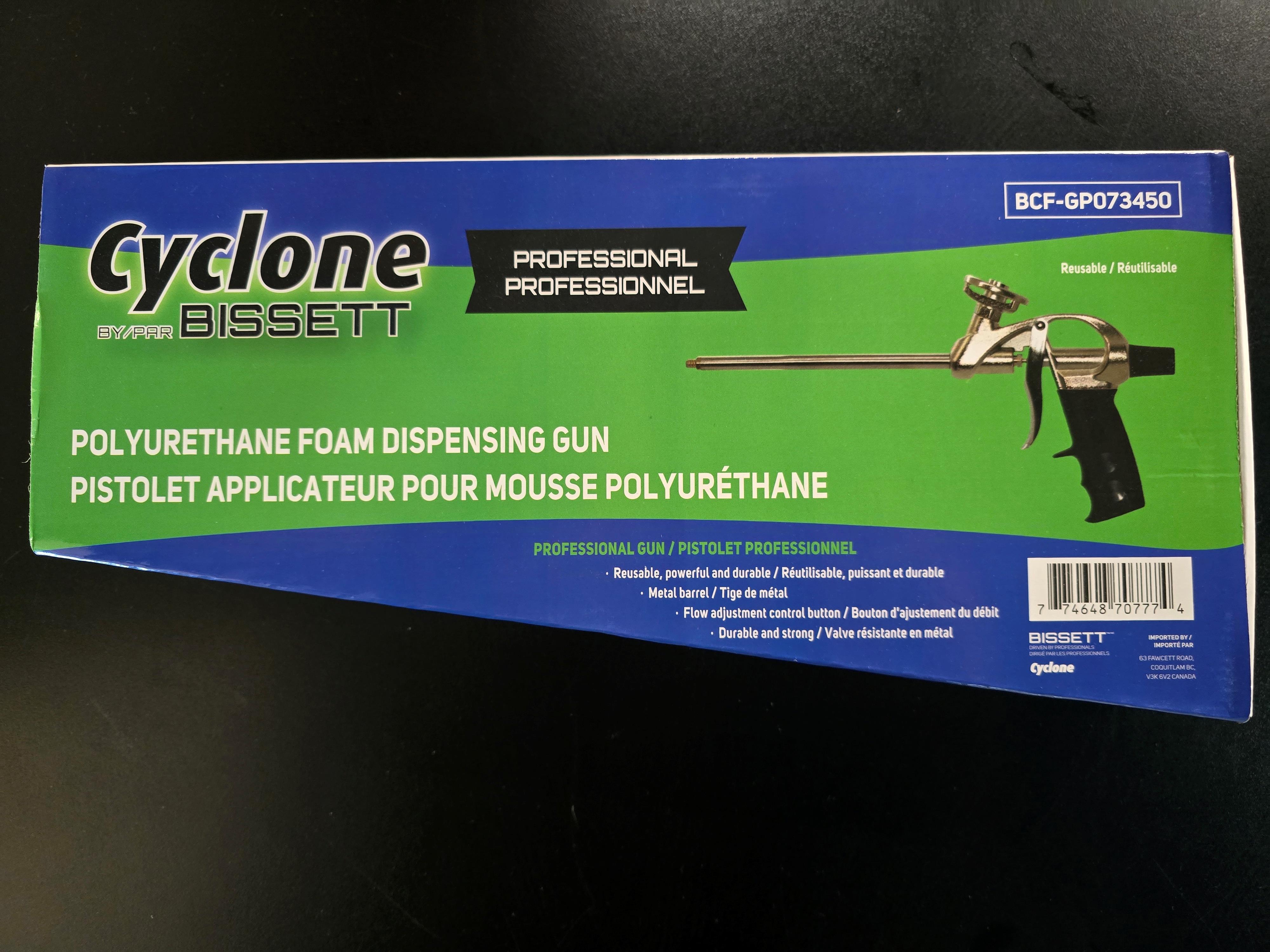 CYCLONE PRO FOAM GUN - Kilrich Building Centres