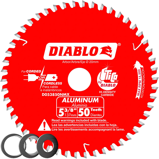 5-3/8" x 50T x 20mm Aluminum
Blade - Kilrich Building Centres