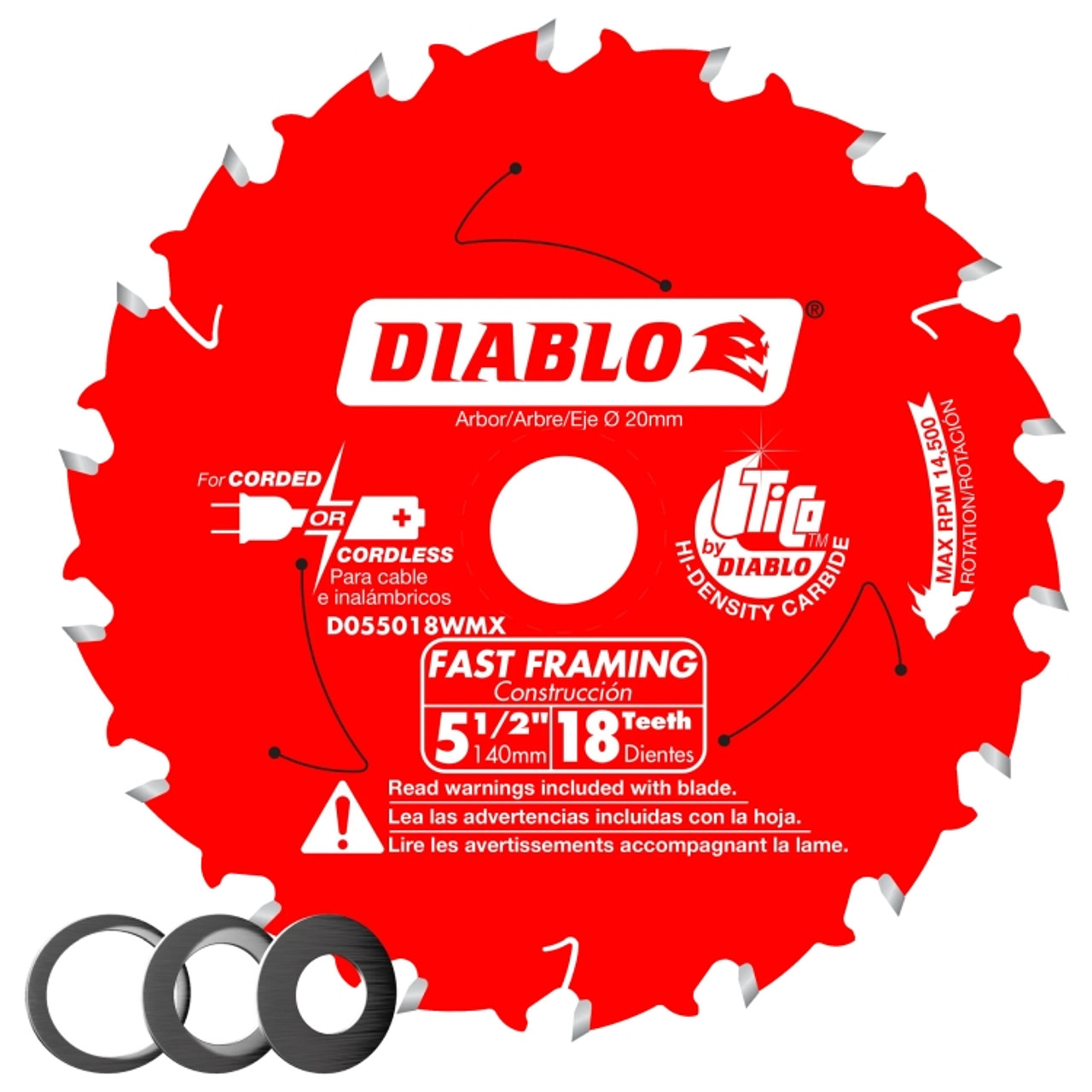 5-1/2" X 18T FRAMING SAW BLADE - Kilrich Building Centres