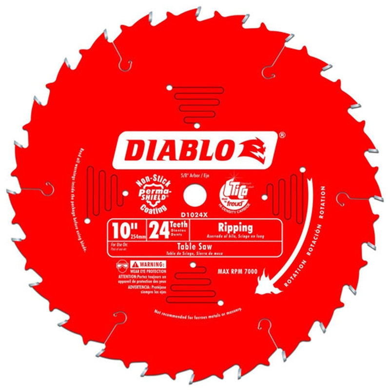 DIABLO 10" 24-TOOTH RIPPING CIRCULAR SAW BLADE - Kilrich Building Centres