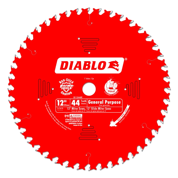 DIABLO 12" 44-TOOTH GENERAL PURPOSE CIRCULAR SAW BLADE - Kilrich Building Centres