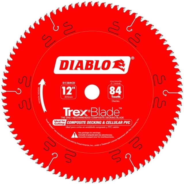 DIABLO 12" 84-TOOTH COMPOSITE DECKING CIRCULAR SAW BLADE - Kilrich Building Centres
