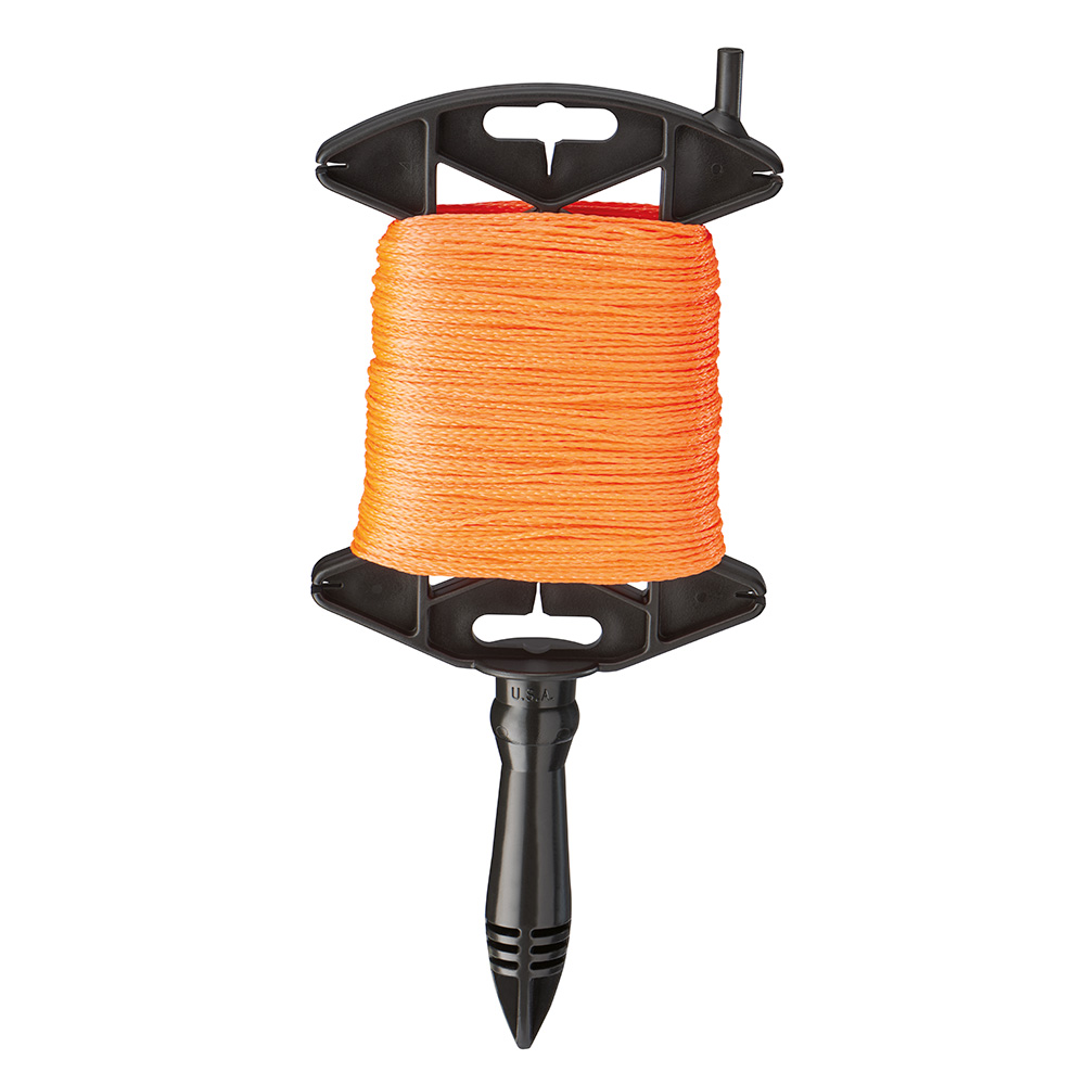 500' BRAIDED STRINGLINE w/ REEL - ORANGE - Kilrich Building Centres