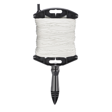 500' BRAIDED STRINGLINE w/ REEL - WHITE - Kilrich Building Centres