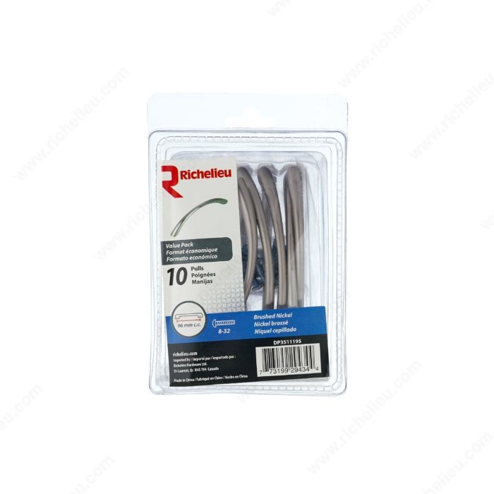 PULL MET.96MM(8/32)BRU NIC
(10/PK) - Kilrich Building Centres