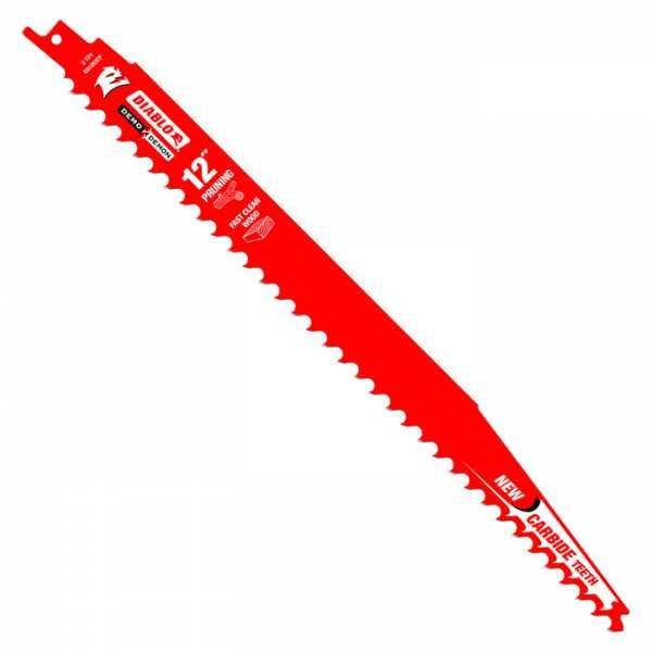 DIABLO 12" 3-TPI CARBIDE-TIPPED PRUNING RECIPROCATING SAW BLADE - Kilrich Building Centres