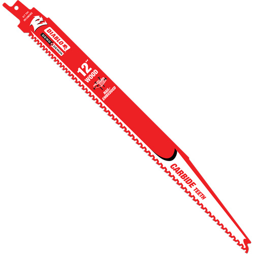 DIABLO 12" 5/7-TPI DEMO DEMON NAIL-EMBEDDED WOOD RECIPROCATING SAW BLADES - 3 PACK - Kilrich Building Centres