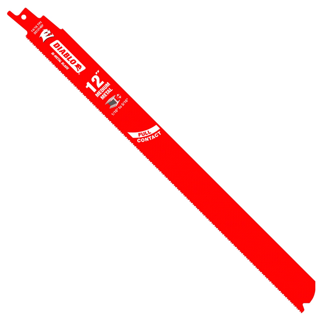 DIABLO 12" 14/18-TPI MEDIUM METAL RECIPROCATING SAW BLADES - 5 PACK - Kilrich Building Centres