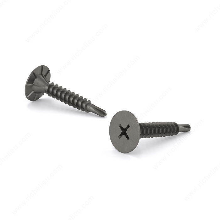 1-1/4" #8 WAFER-HEAD CEMENT PANEL SCREW - GRAY (100 PACK) - Kilrich Building Centres