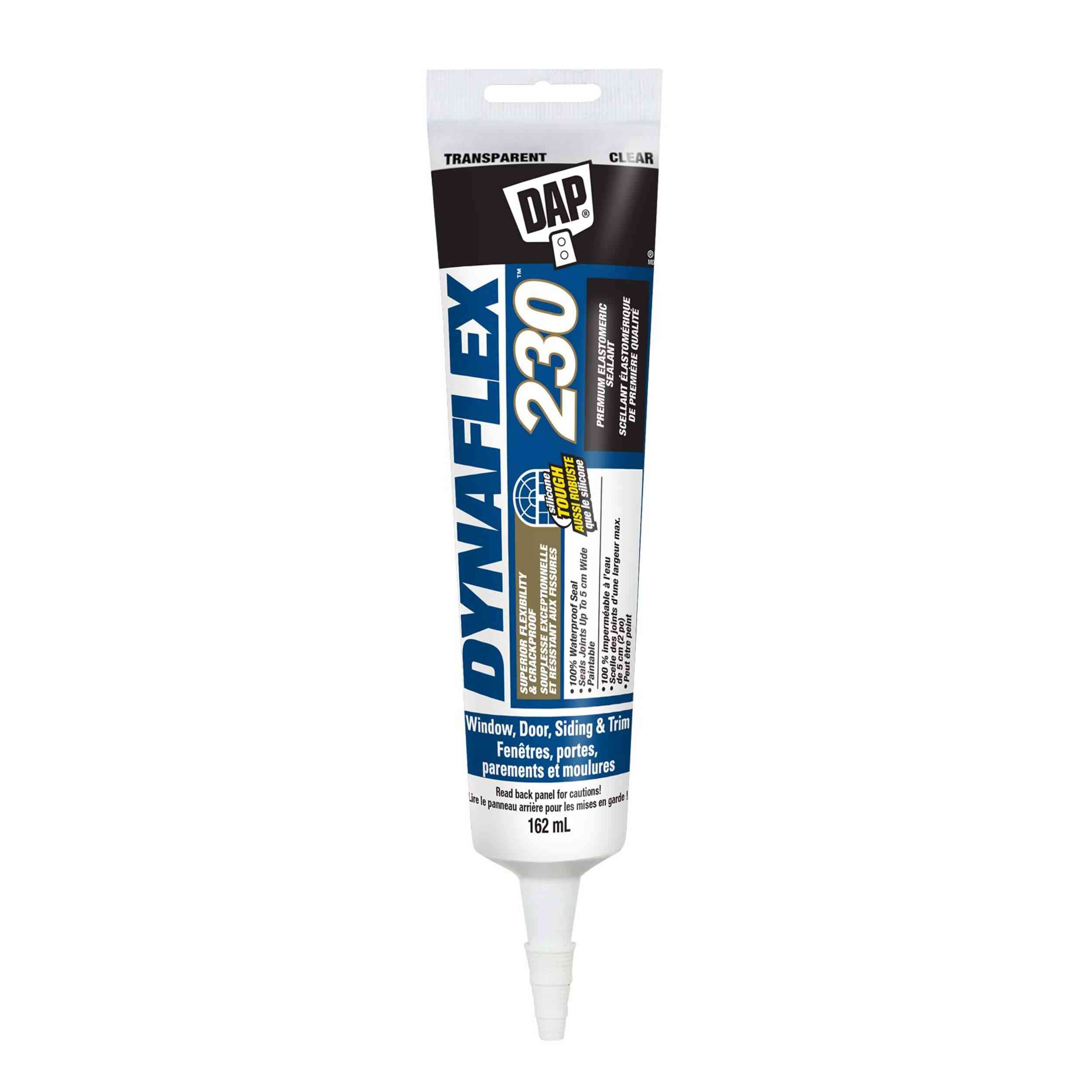 DYNAFLEX 230 CLEAR ELASTOMERIC SEALANT SQUEEZE TUBE (162 ml) - Kilrich Building Centres