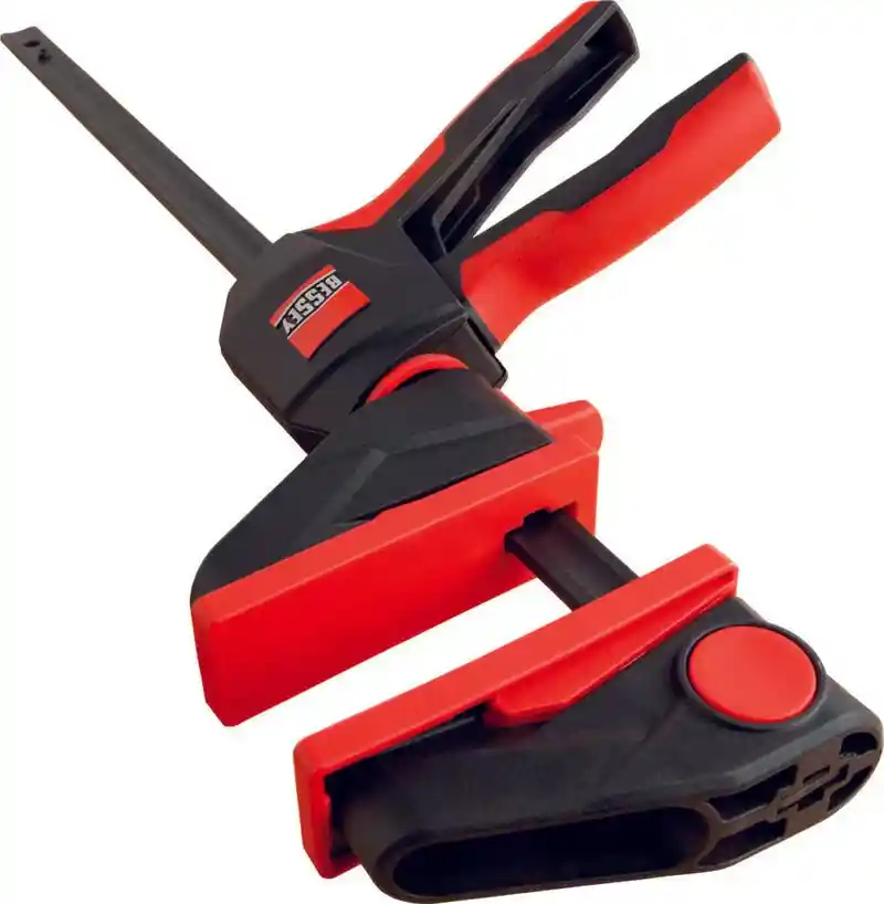 Main 3 - BESSEY 18" ONE-HAND TRIGGER CLAMP w/ 360° ROTATING HANDLE (85 - 300 lbs) -