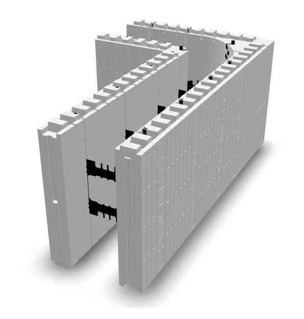 ELEMENT ICF 6" 90° CORNER BLOCK *CUBE OF 6 PIECES* - Kilrich Building Centres