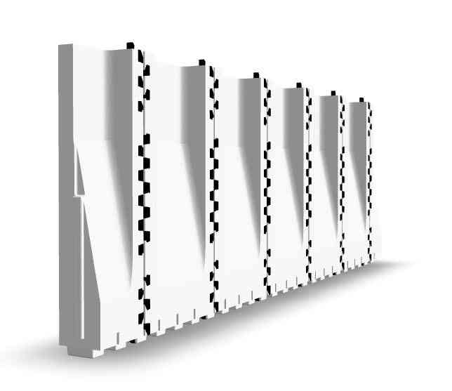 ELEMENT ICF TAPERED TOP PANEL *BAG OF 6 PIECES* - Kilrich Building Centres