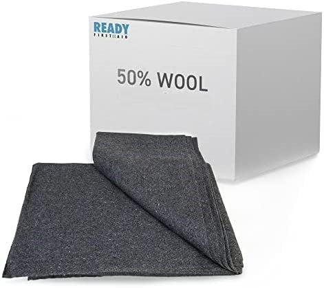 Wool Blanket (50% Wool), 51” x
80”, 2LBS, Gray Colour - Kilrich Building Centres